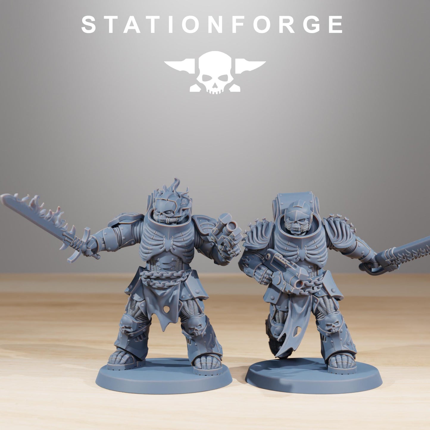 Station Forge Socratis Crusaders Team Proxy minitures Tabletop RPG Wargaming
