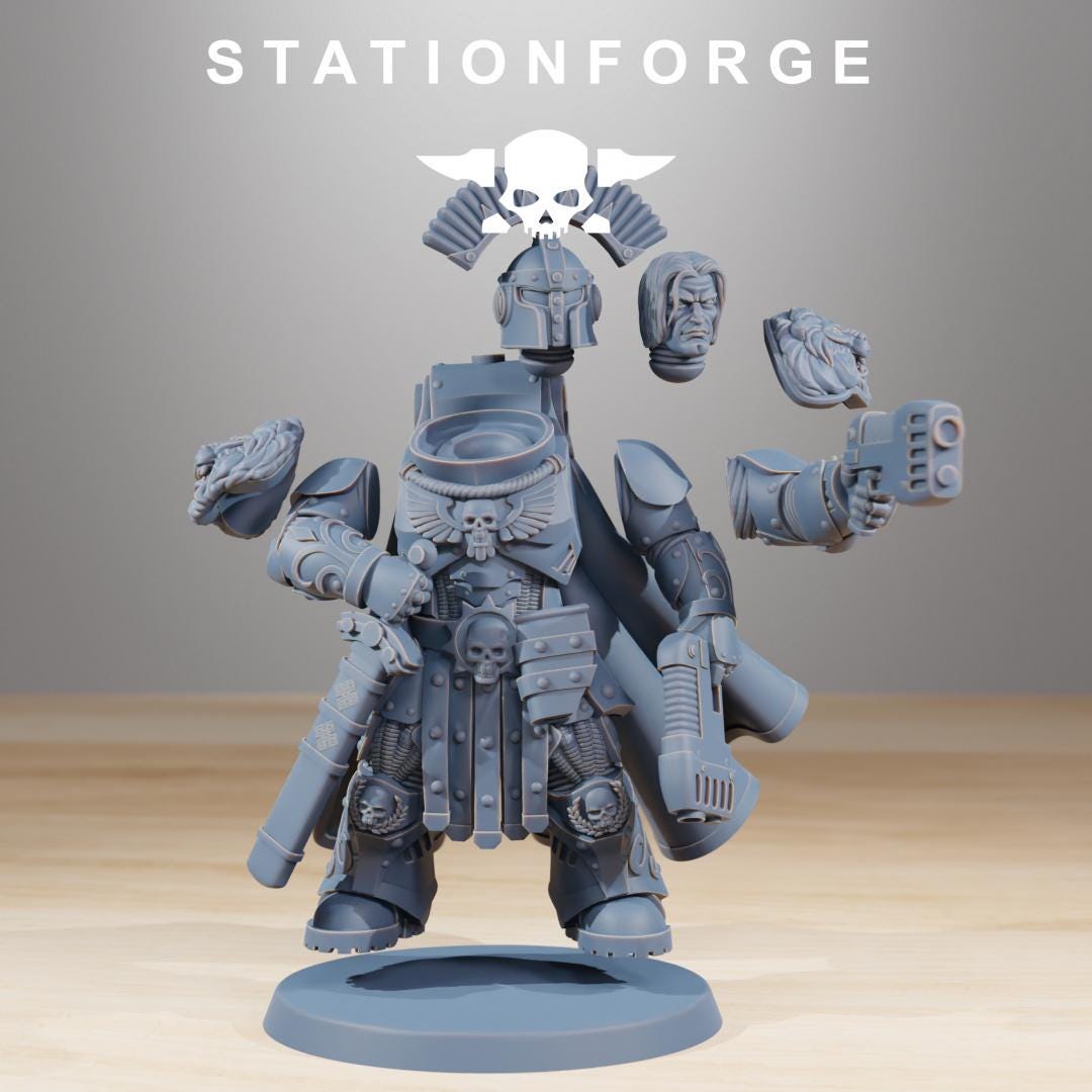 Station Forge Socratis Guardmen Team Proxy minitures Tabletop RPG Wargaming