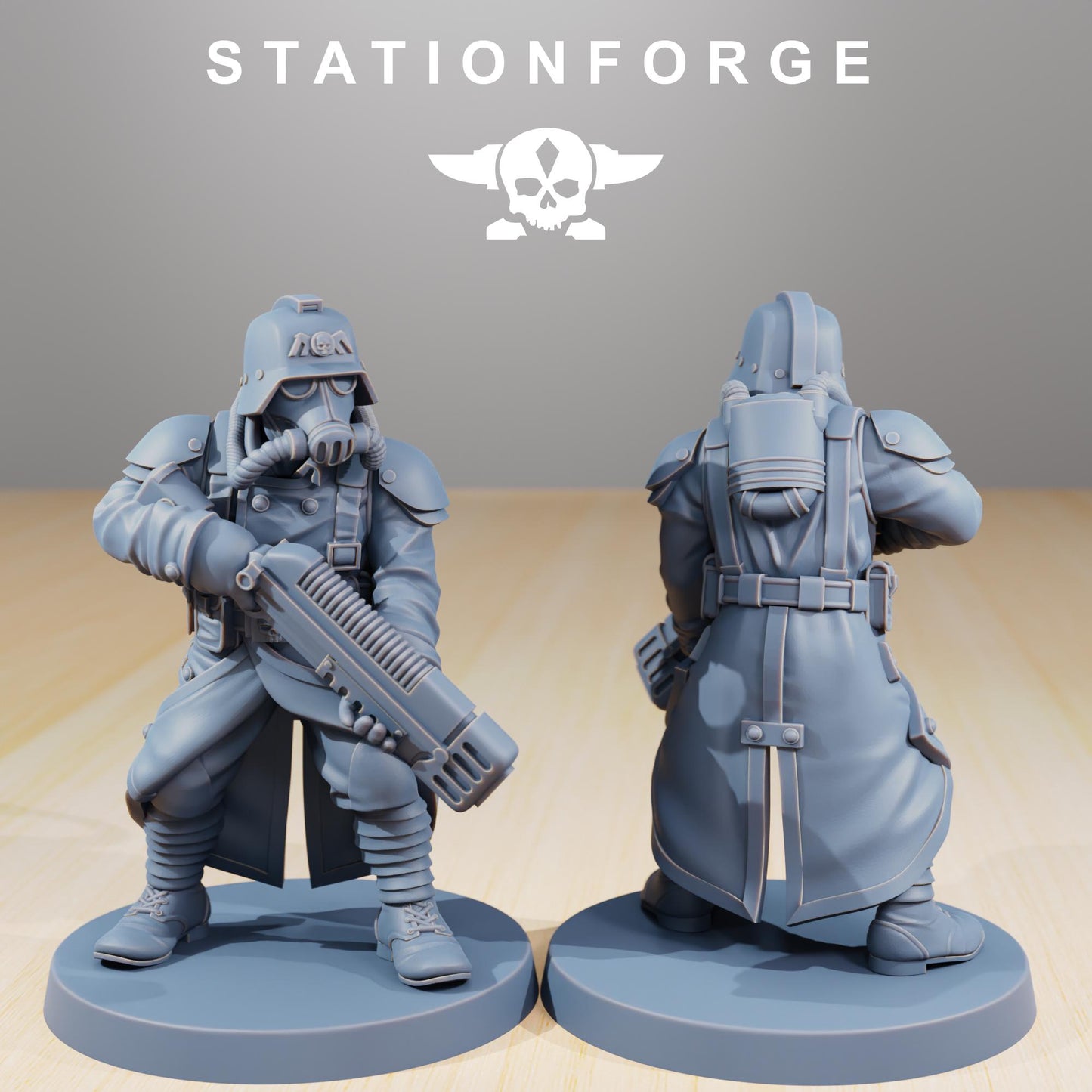 Station Forge GrimGuard Command Force Squad 3d printed proxie Wargames