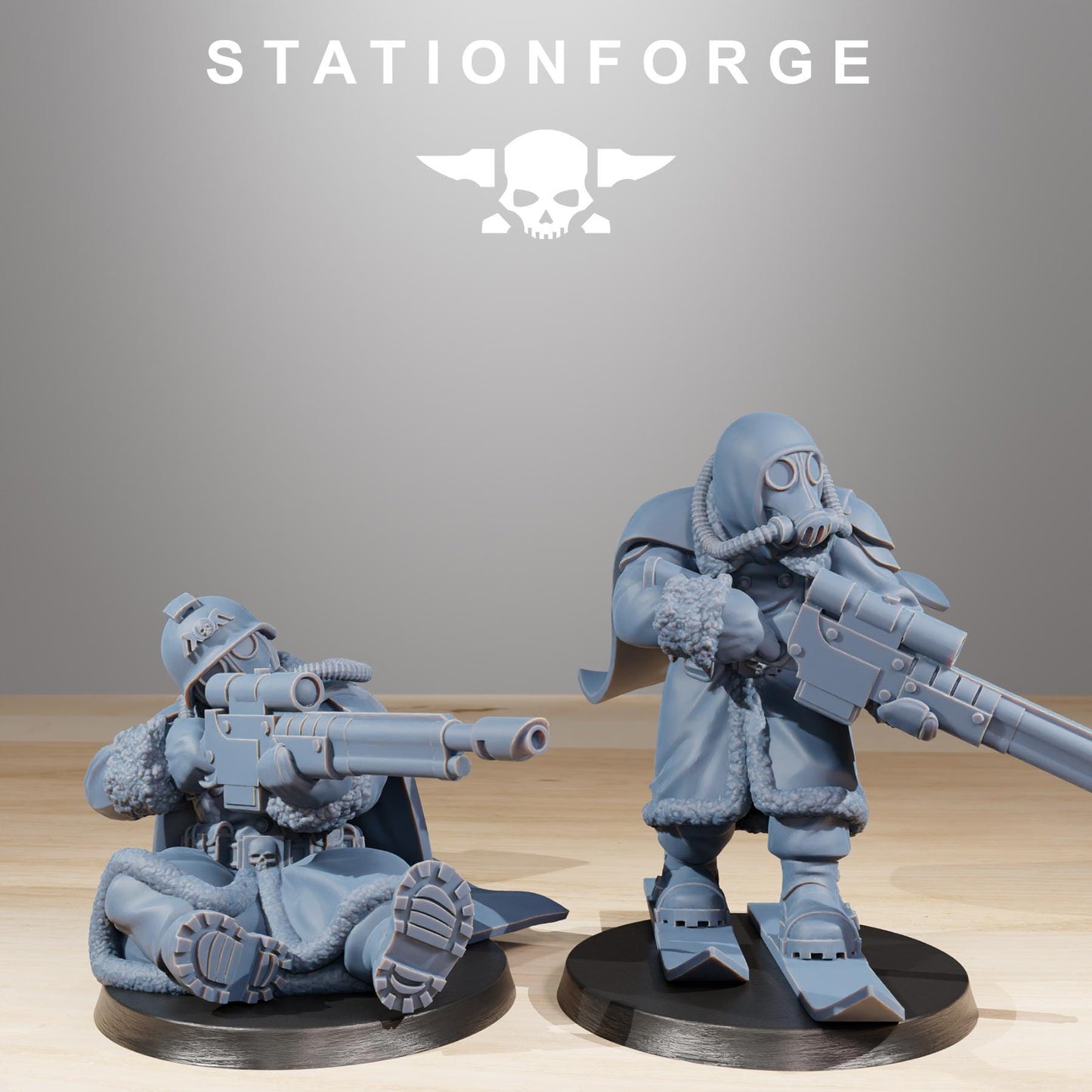 Station Forge GrimGuard Frostwatch Marksmen 3d printed proxie Wargames