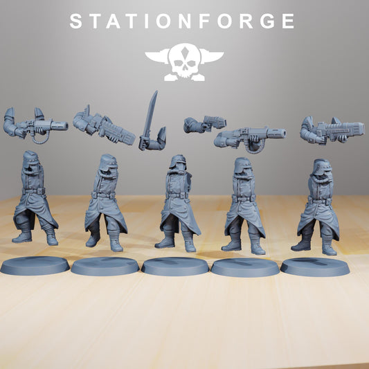 Station Forge GrimGuard Evaporators Squad 3d printed proxie Wargames