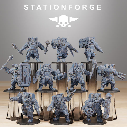 Station Forge Frontliners Heavy Support Proxy minitures Tabletop RPG Wargaming
