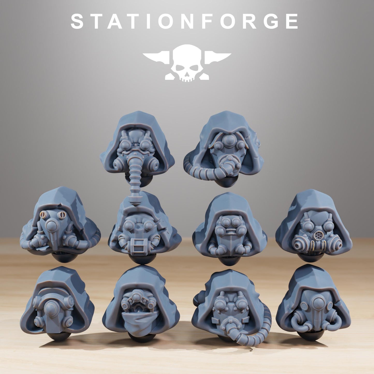 Station Forge Scavenger Hunters Team Proxy  minitures Tabletop RPG Wargaming