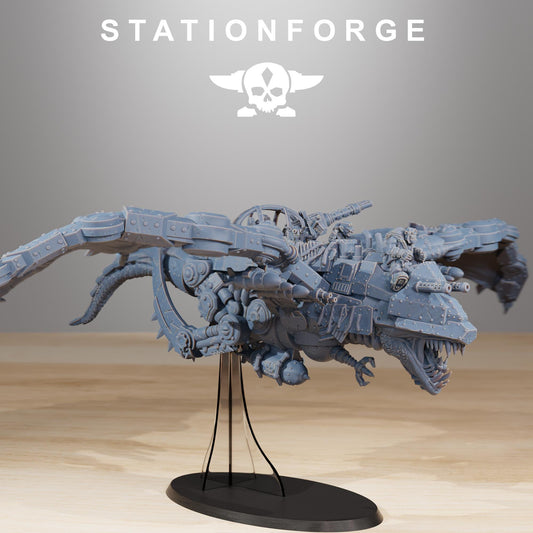 Station forge Orkaz Dragon Bomba (BIG BOY) Proxy minitures Tabletop RPG Wargaming 130mm base