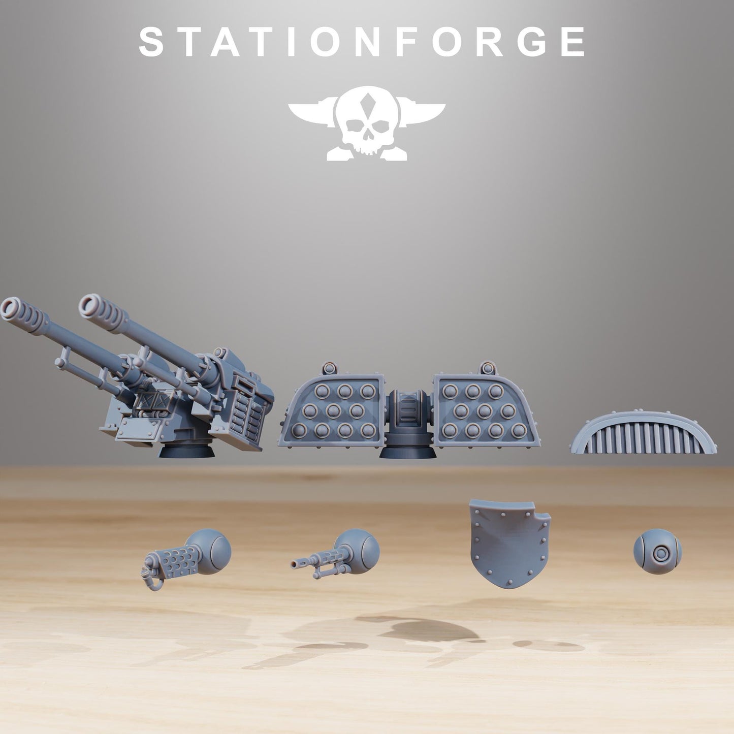 Station Forge  Scavenger Defender Mk2 big boy  printed in resin and sent in parts