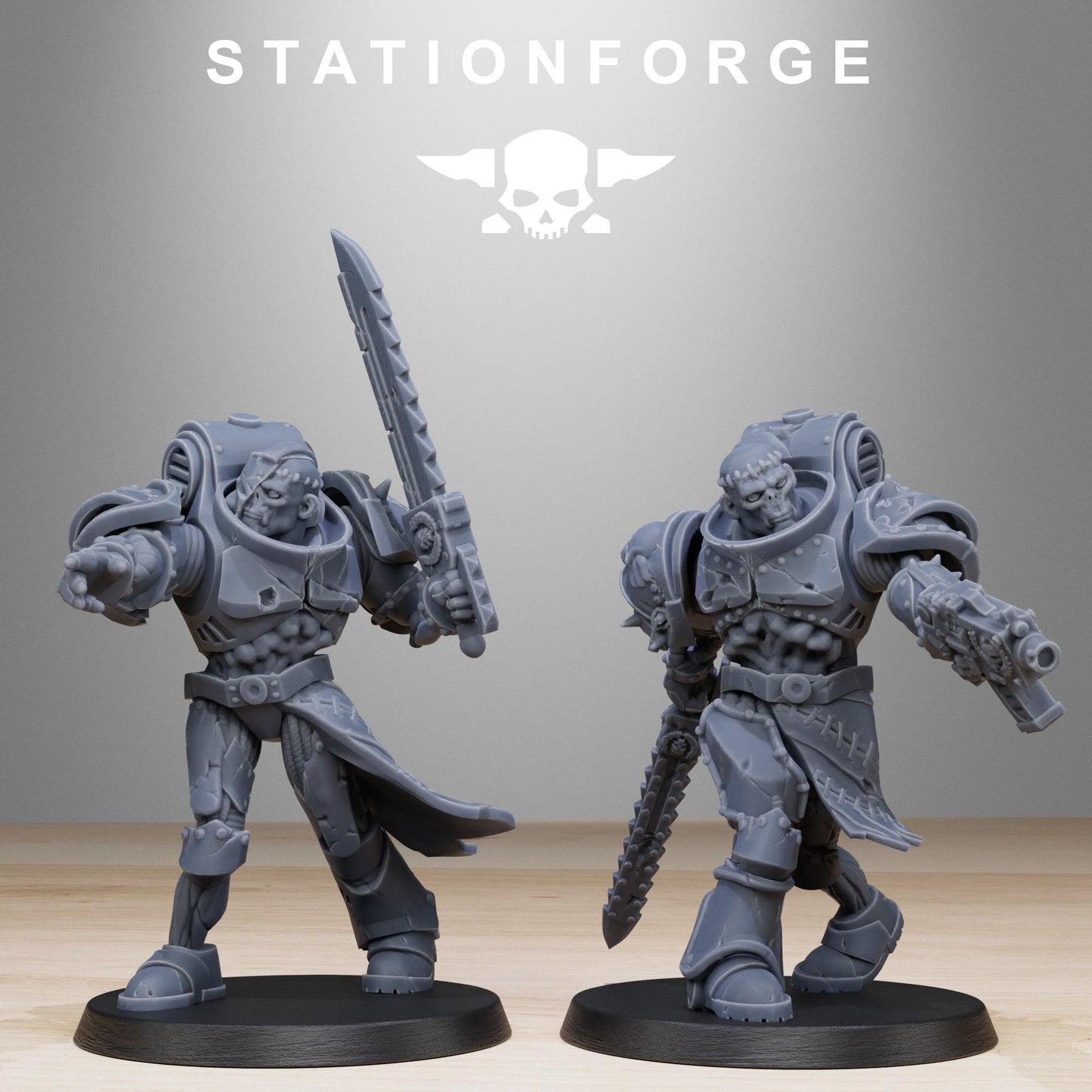 Station Forge Socratis_Zombies Proxy minitures Tabletop RPG Wargaming