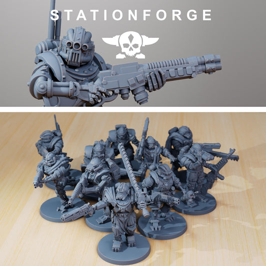 Station Forge Scavenger Frontliners Proxy minitures Tabletop RPG Wargaming