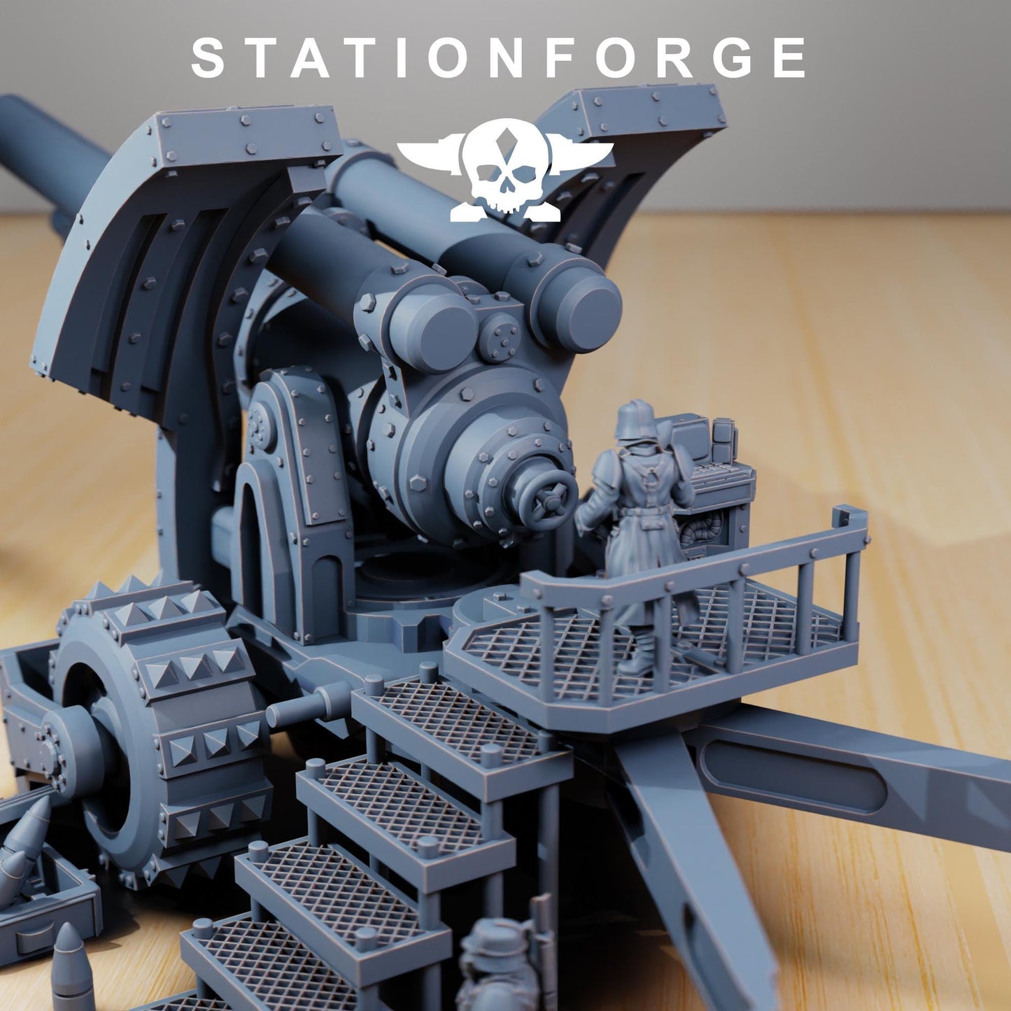 Station Forge GrimGuard Artillery  3d printed proxie Wargames