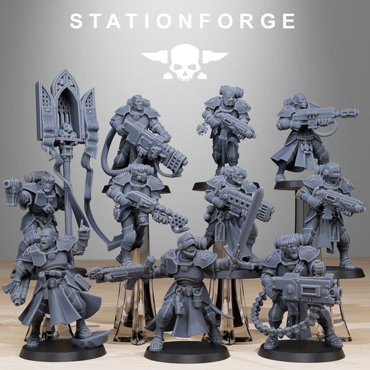 Station Forge Vodalites Brotherhood 3d printed proxie Wargames