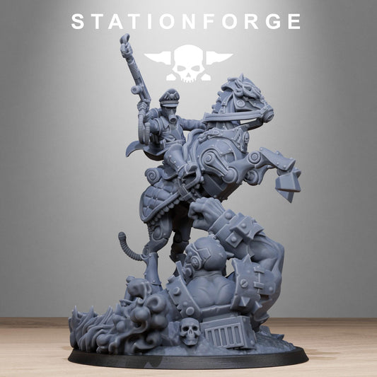 Station Forge GrimGuard Horseman 3d printed proxie Wargames