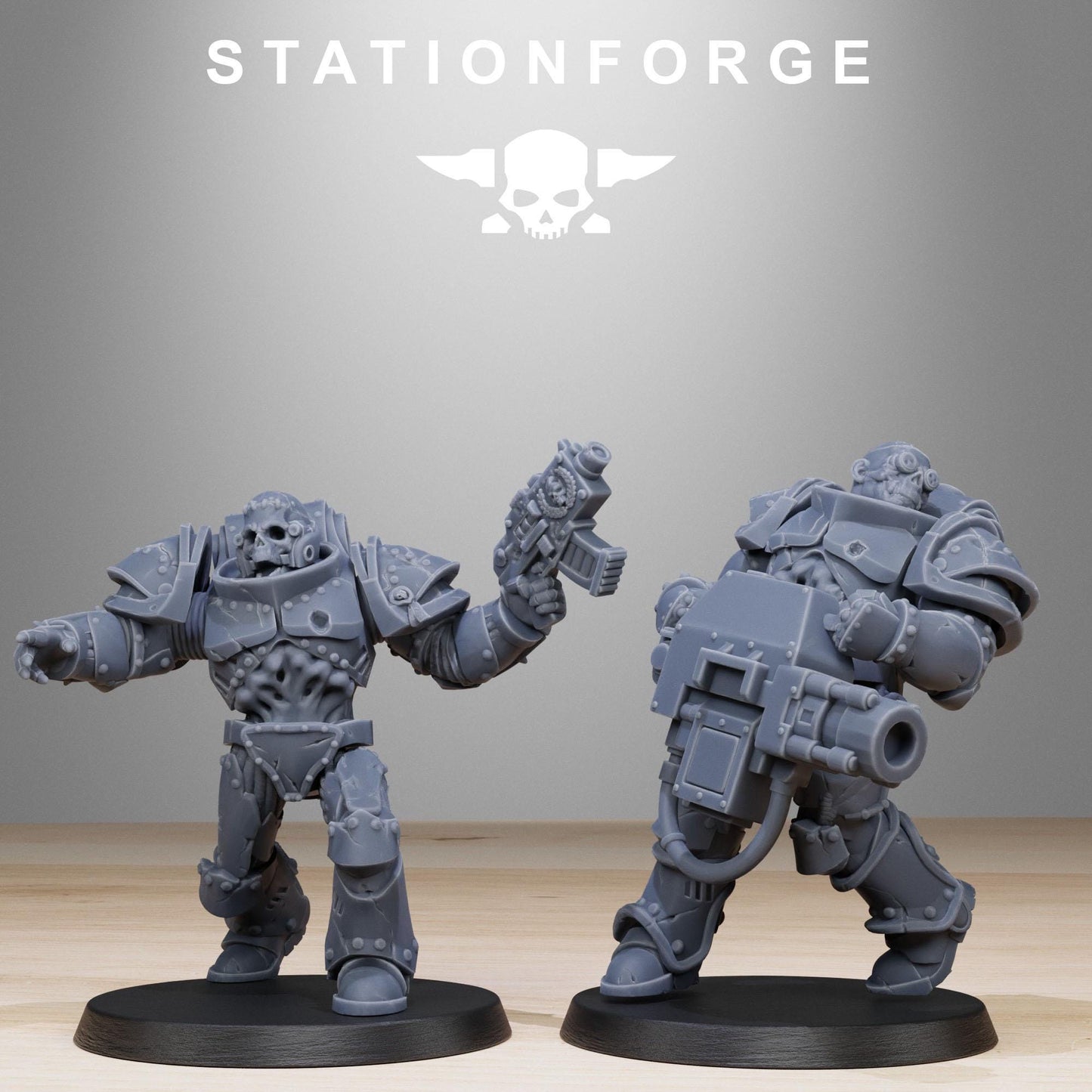 Station Forge Socratis_Zombies Proxy minitures Tabletop RPG Wargaming