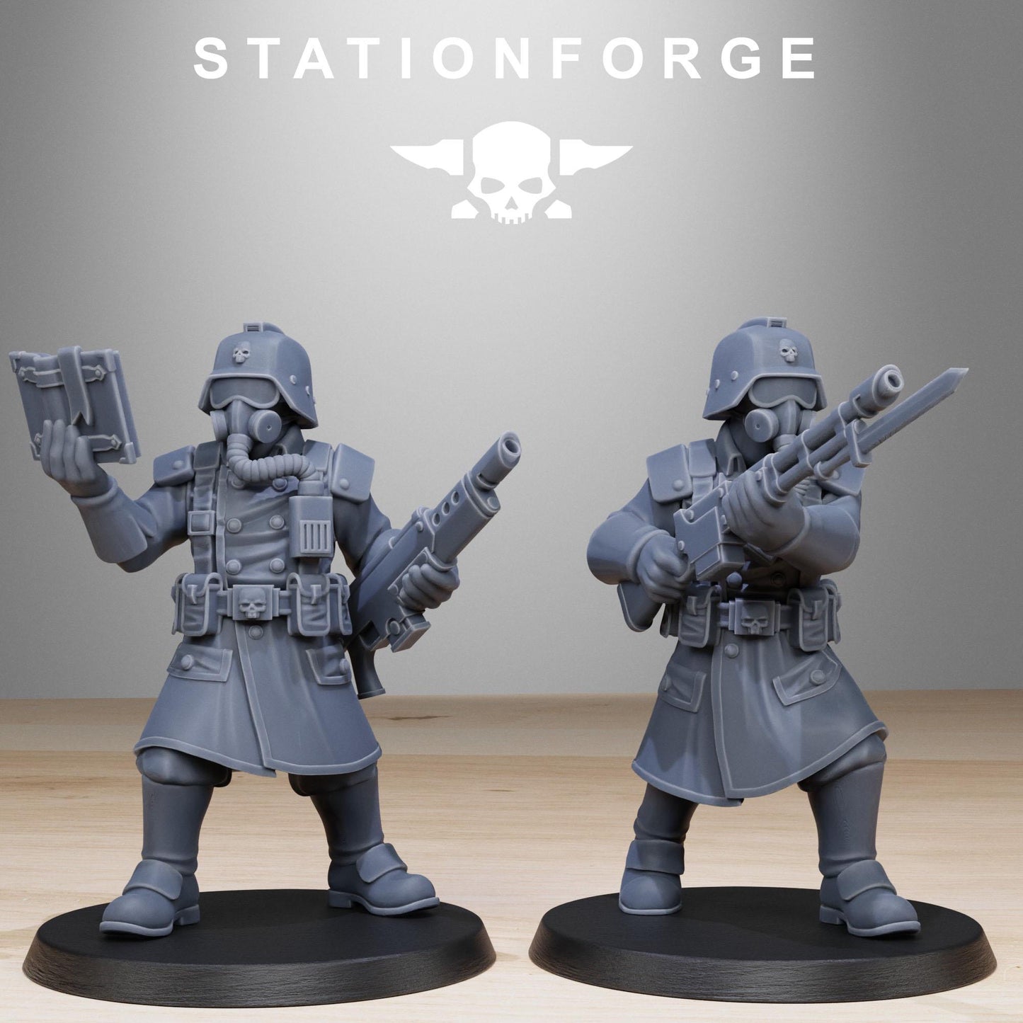 Station ForgeGrimguard Militants 3d printed proxie Wargames Minitures