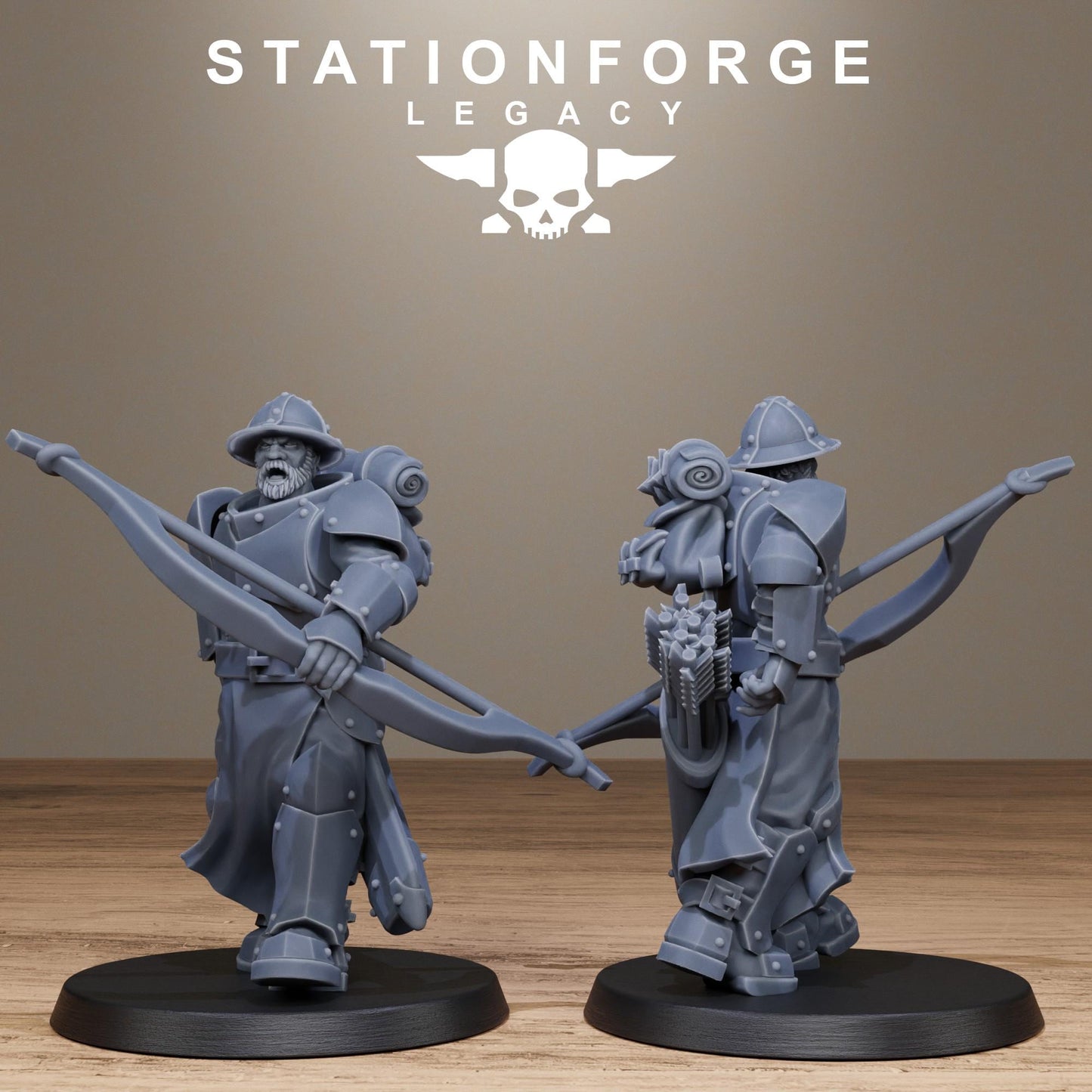 Station Forge Legacy  Solaris Archers 3d printed proxie Wargames New Faction