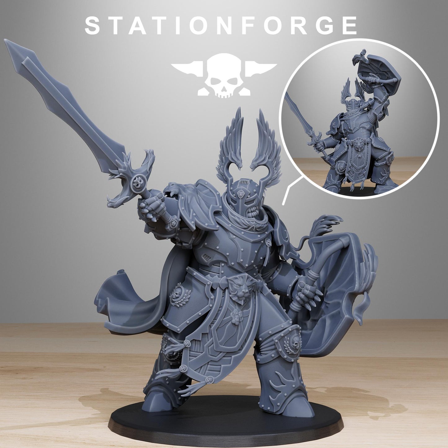 Station Forge Socratis Archon Sir Thalion Proxy minitures Tabletop RPG Wargaming