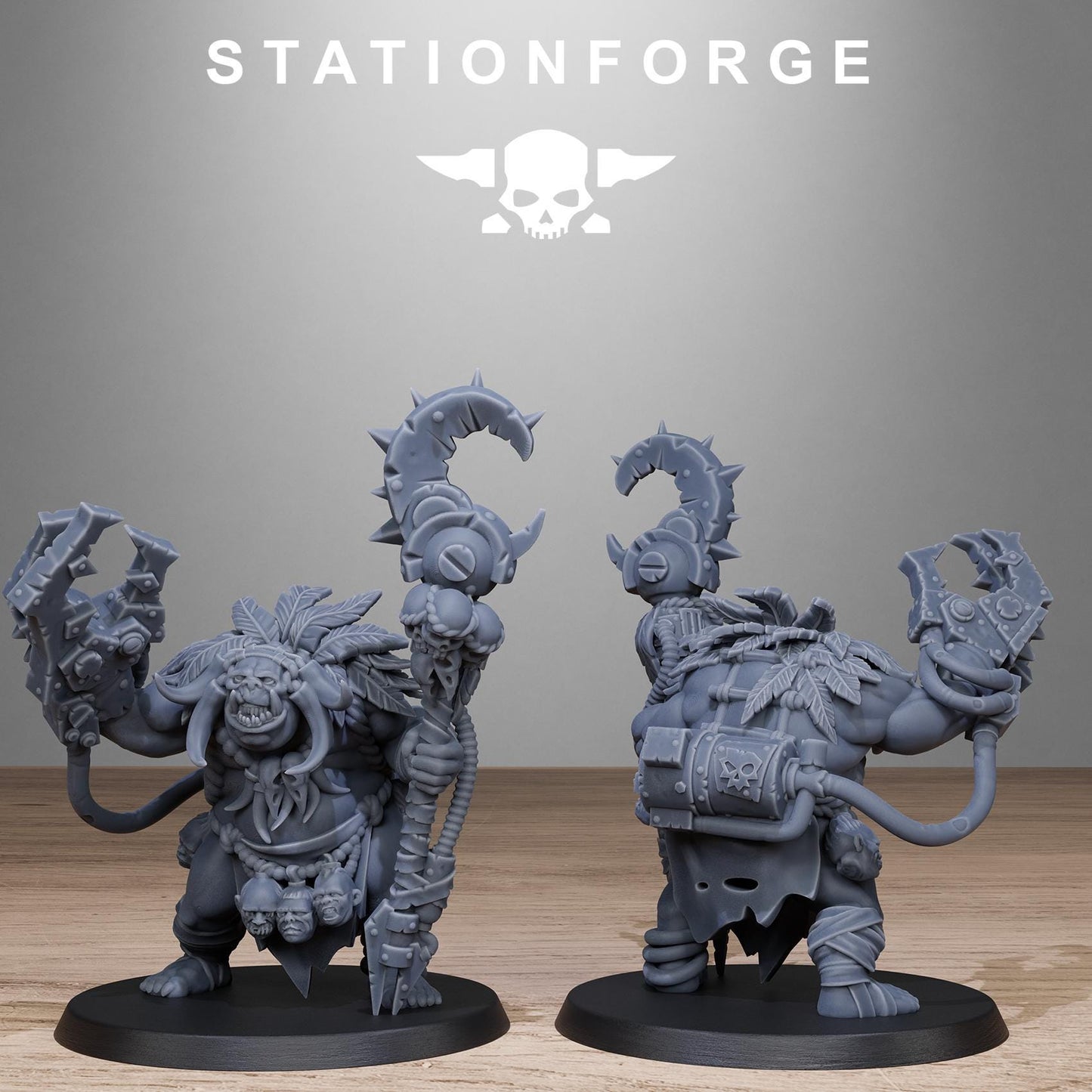 Station Forge Orkaz  Tribal Infantry minitures Ork Tabletop RPG Wargaming