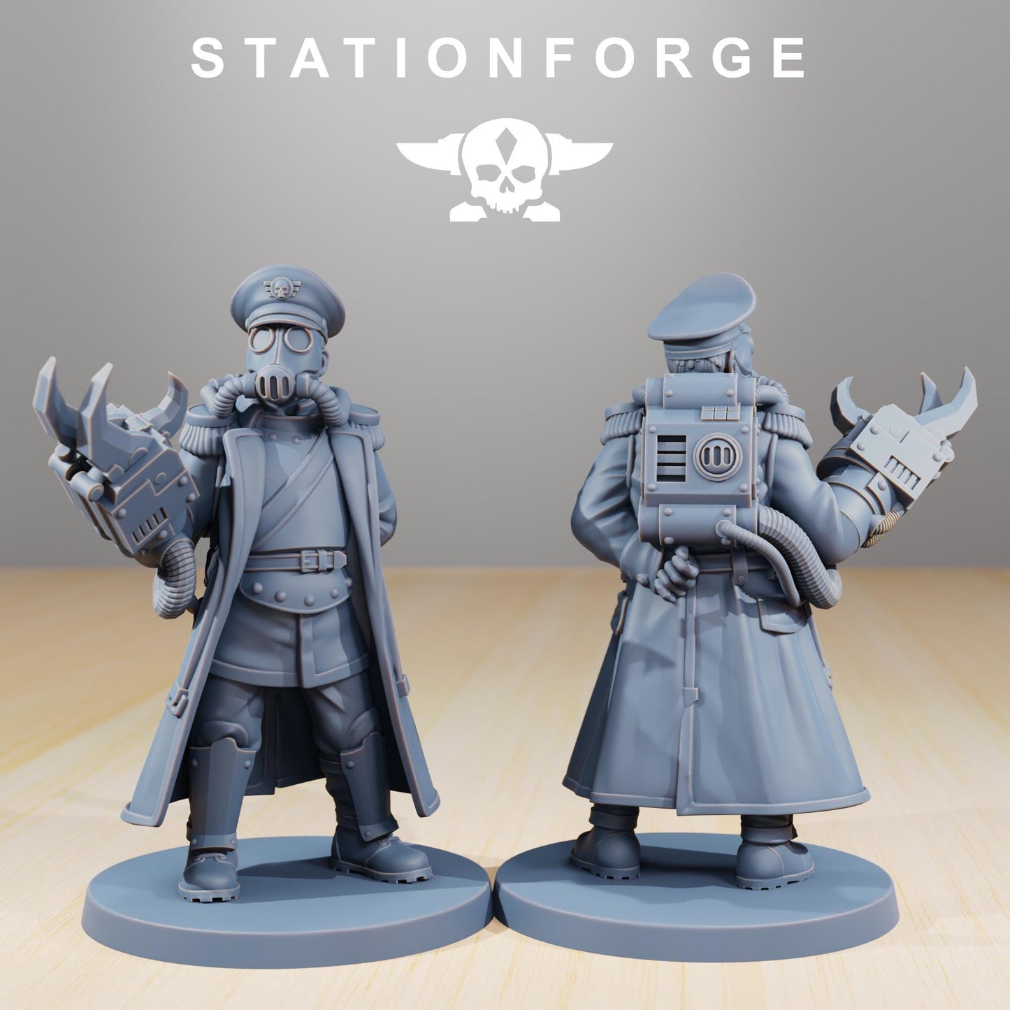 Station Forge GrimGuard - Officer 2.0 3d printed proxie Wargames