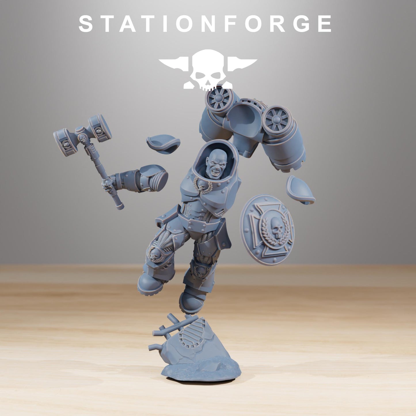 Station Forge Socratis Deviators unit 3d printed proxie Wargames / Marines