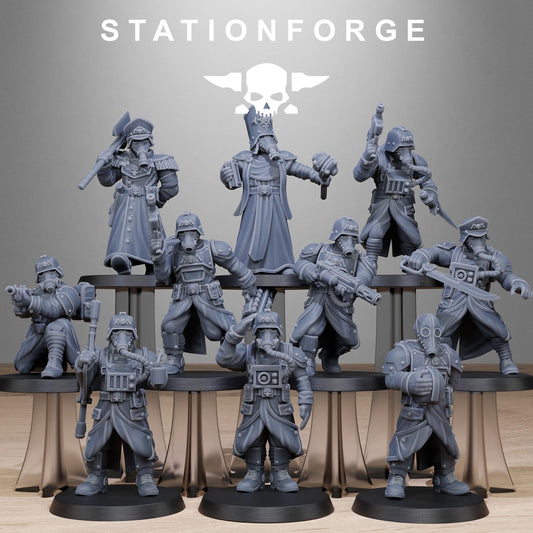 Station Forge GrimGuard Vigils 3d printed proxie Wargames