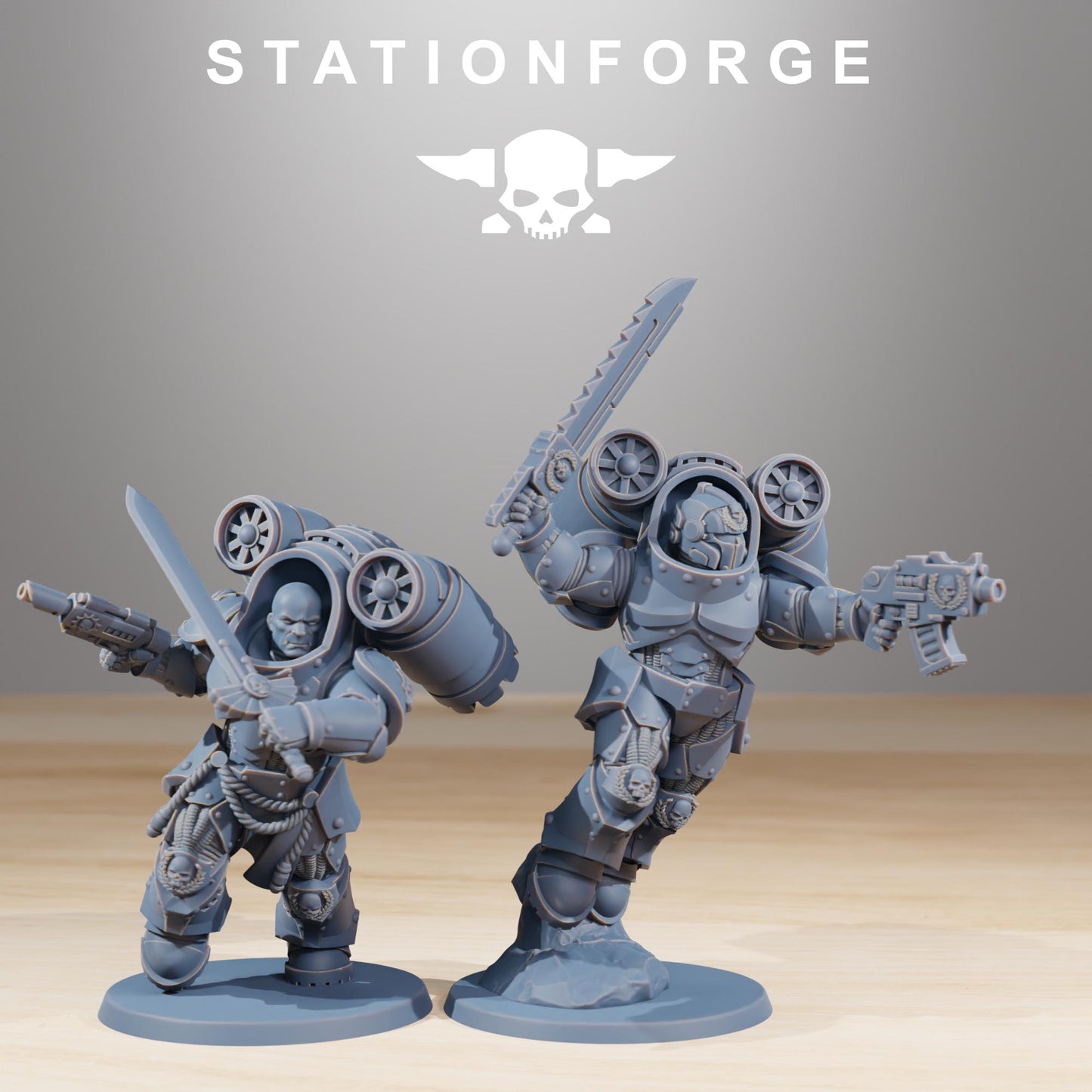 Station Forge Socratis Deviators unit 3d printed proxie Wargames / Marines