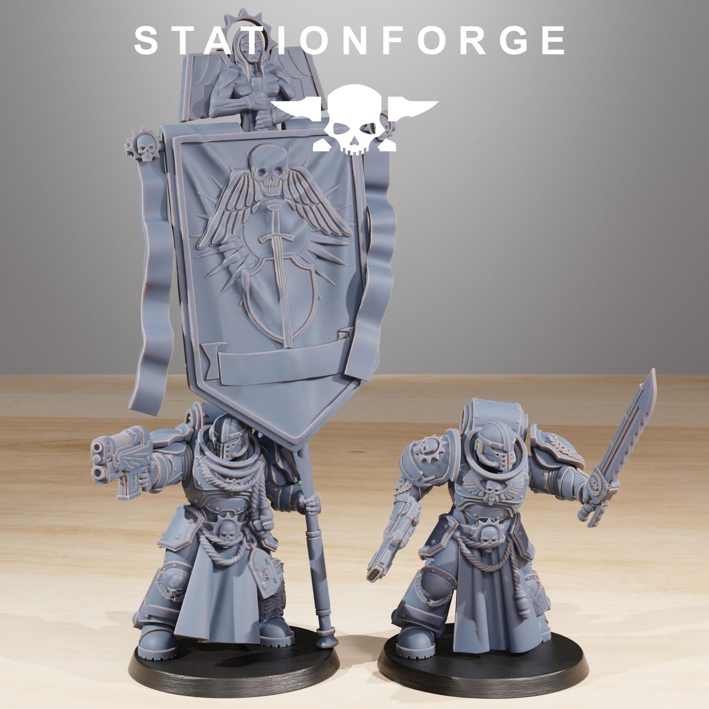 Station Forge Socratis Elites unit 3d printed proxie Wargames / Marines