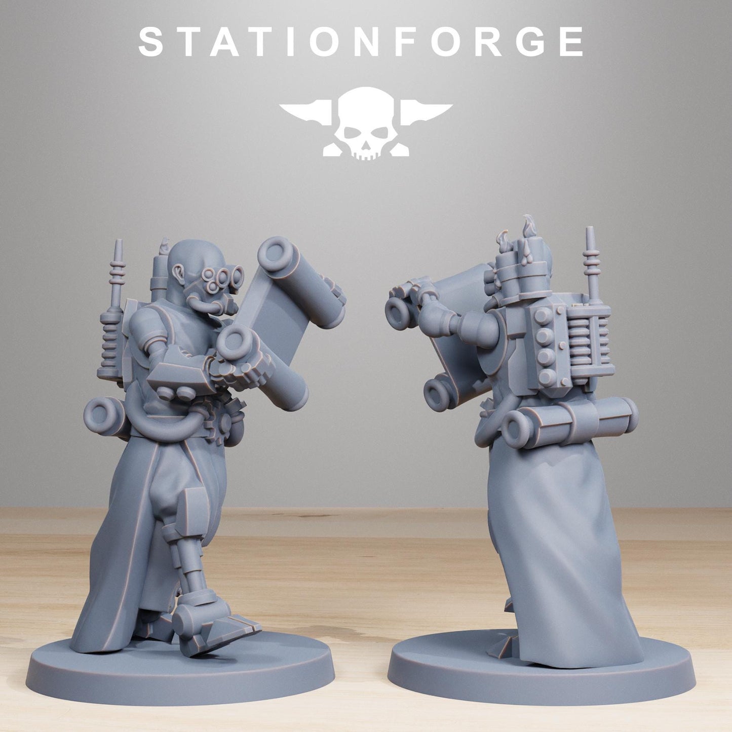 Station Forge Scavenger Vicars Proxy minitures Tabletop RPG Wargaming