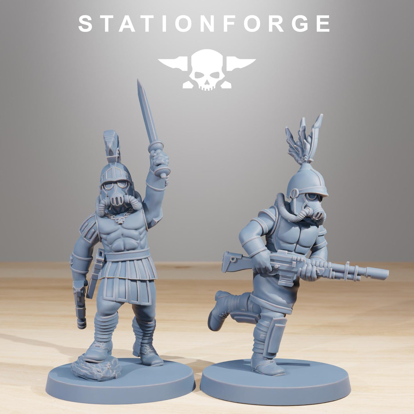 Station Forge GrimGuard Aquilastra 3d printed proxie Wargames