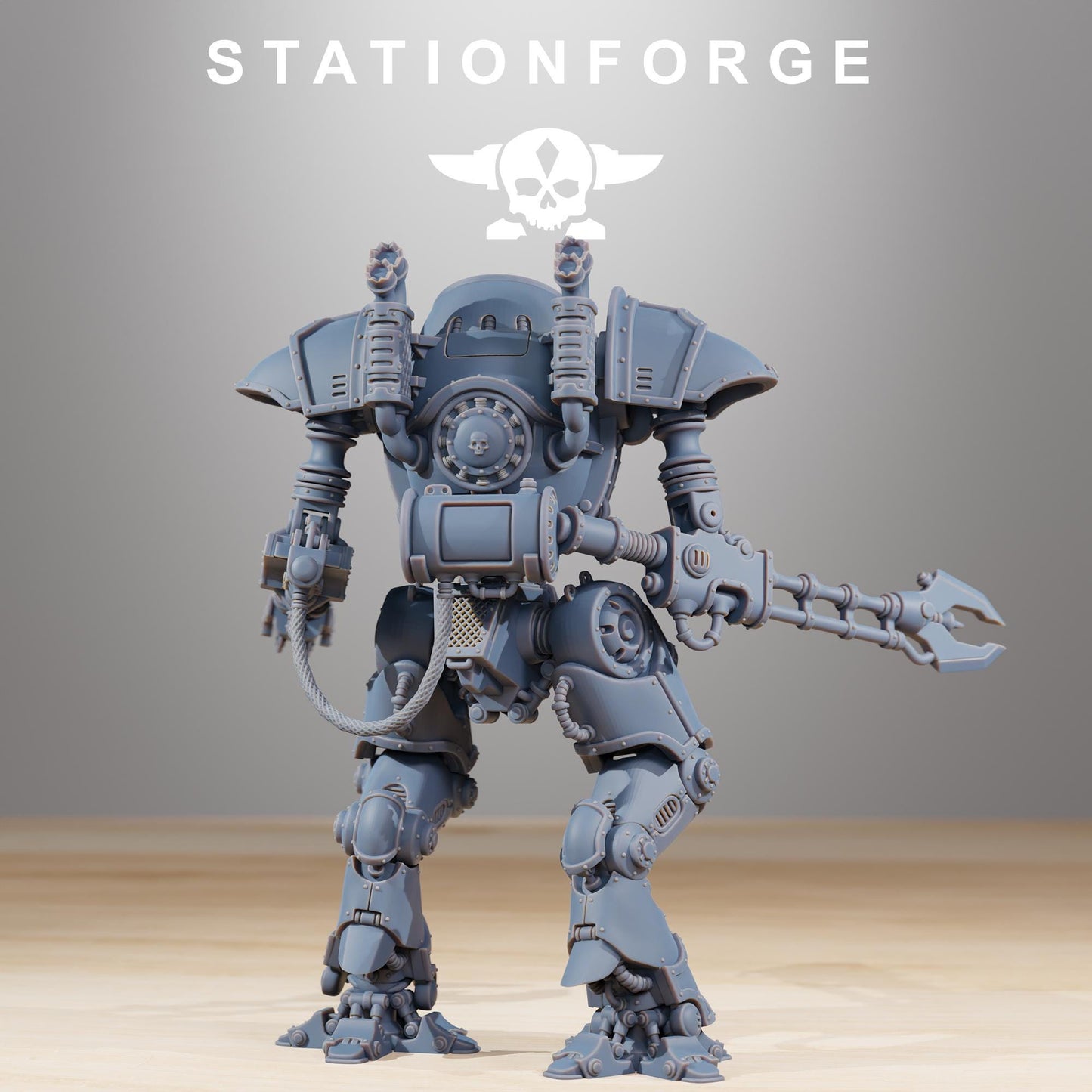 Station Forge  Scavenger Armageddon  big boy  printed in resin and sent in parts