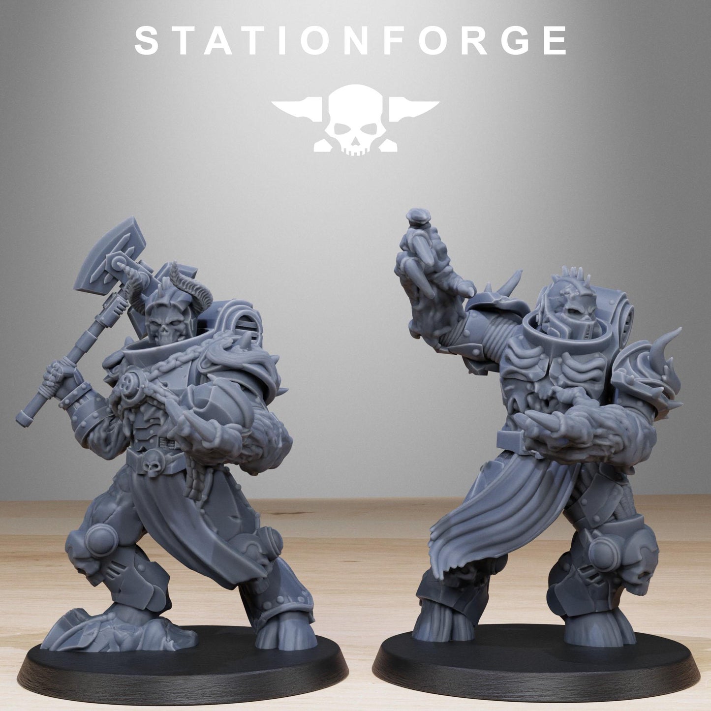Station Forge Socratis_Corrupted_Mutants Team Proxy minitures Tabletop RPG Wargaming