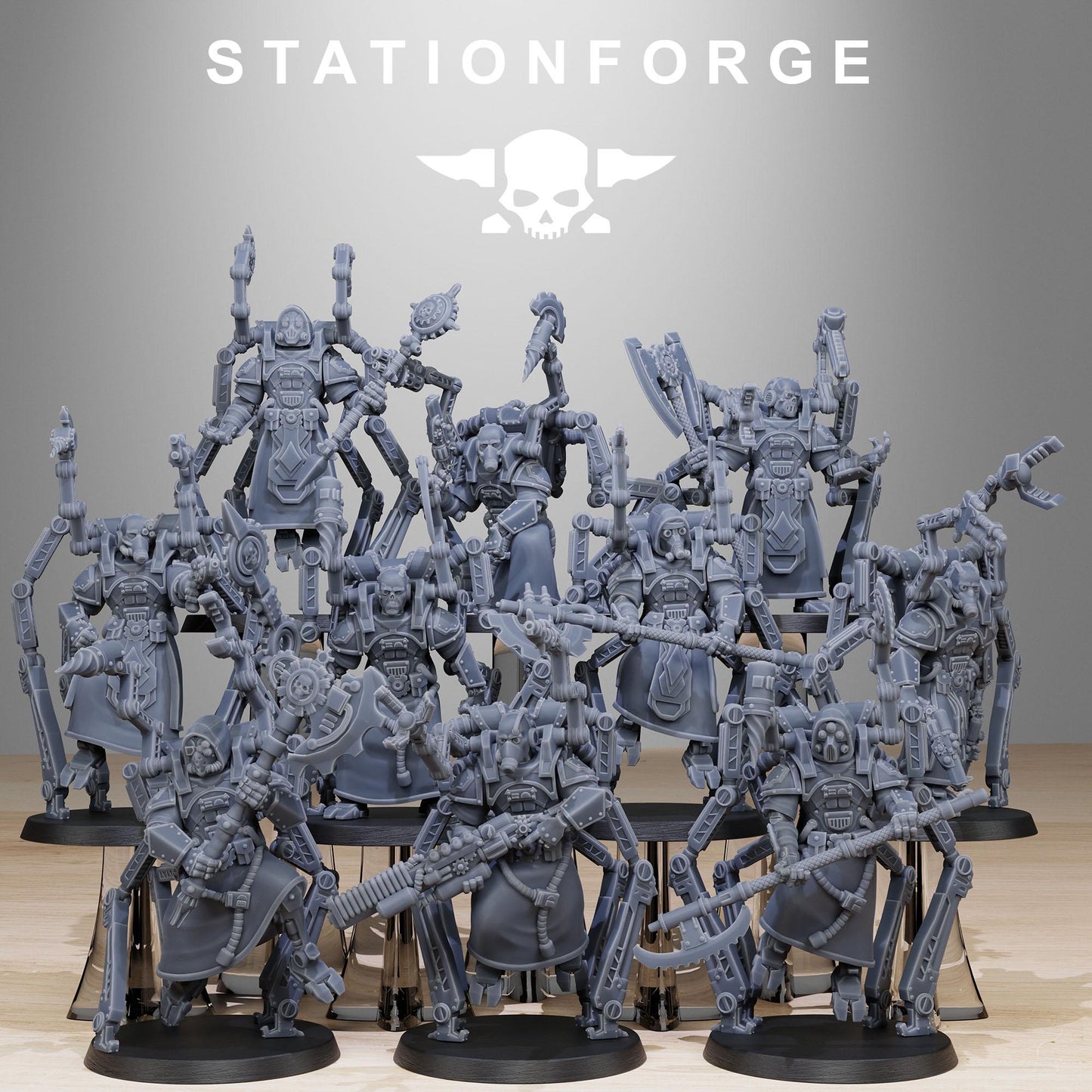 Station ForgeScavenger_Octapods Proxy minitures Tabletop RPG Wargaming