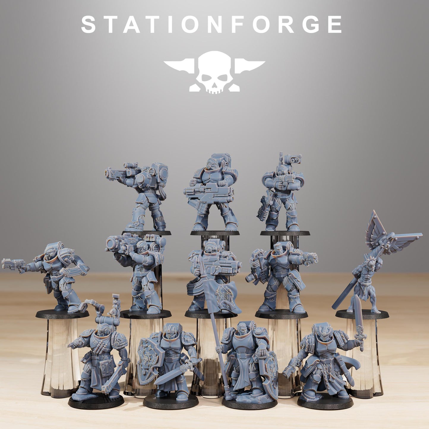 Station Forge Socratis Reinforcers unit 3d printed proxie Wargames / Marines