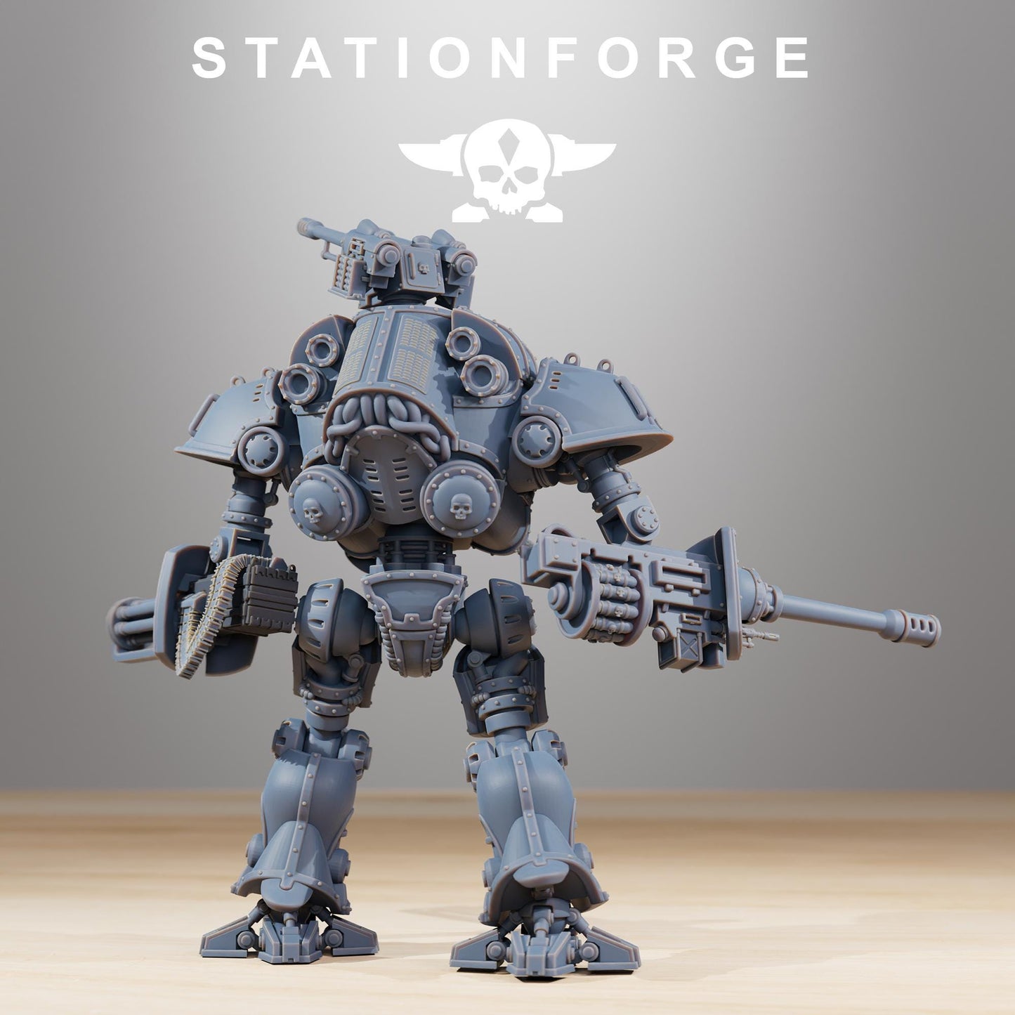 Station Forge  Scavenger Defender Mk2 big boy  printed in resin and sent in parts