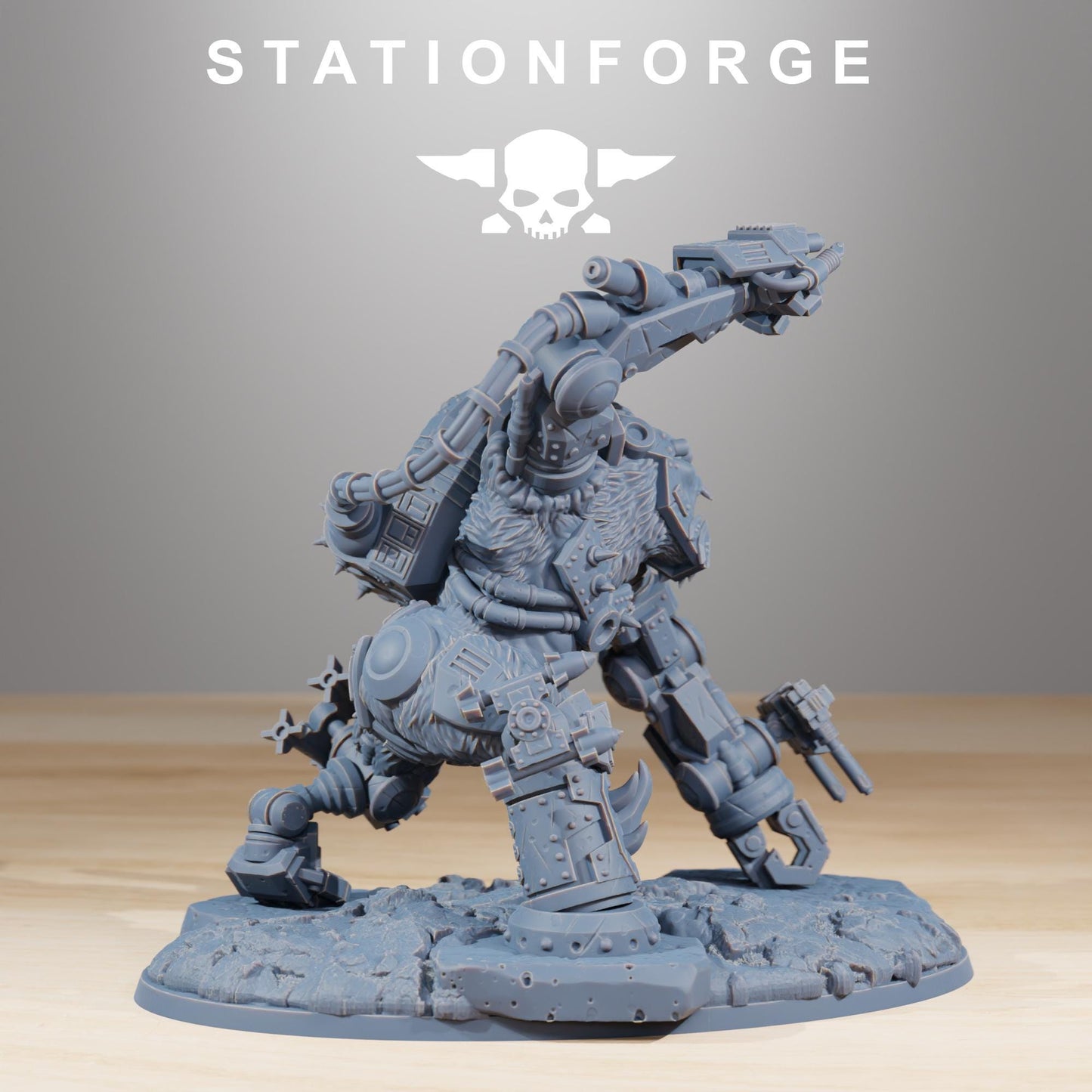 Station Forge Orkaz Kong minitures  Tabletop RPG Wargaming custom weapon choice now available