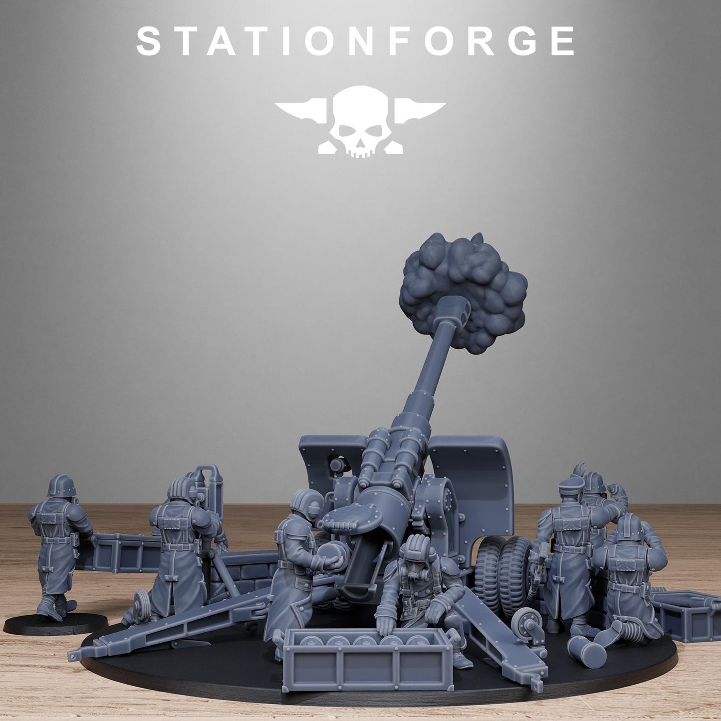 Station Forge GrimGuard Light Artillery  3d printed proxie Wargames