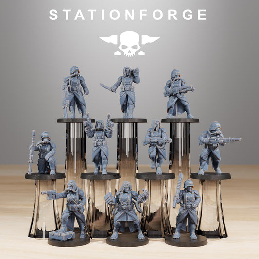 Station Forge GrimGuard Sisters of War 3d printed proxie Wargames