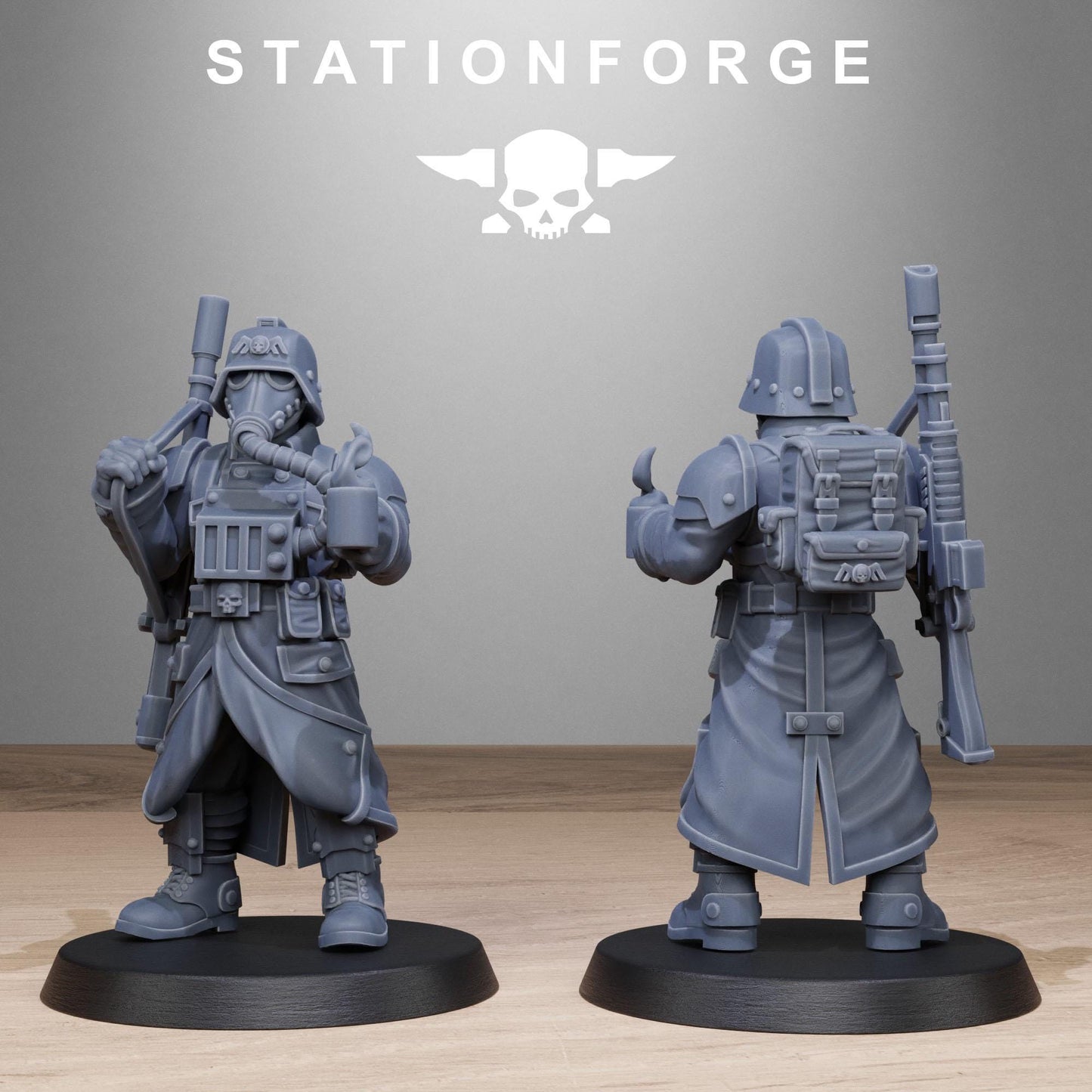 Station Forge GrimGuard Vigils 3d printed proxie Wargames