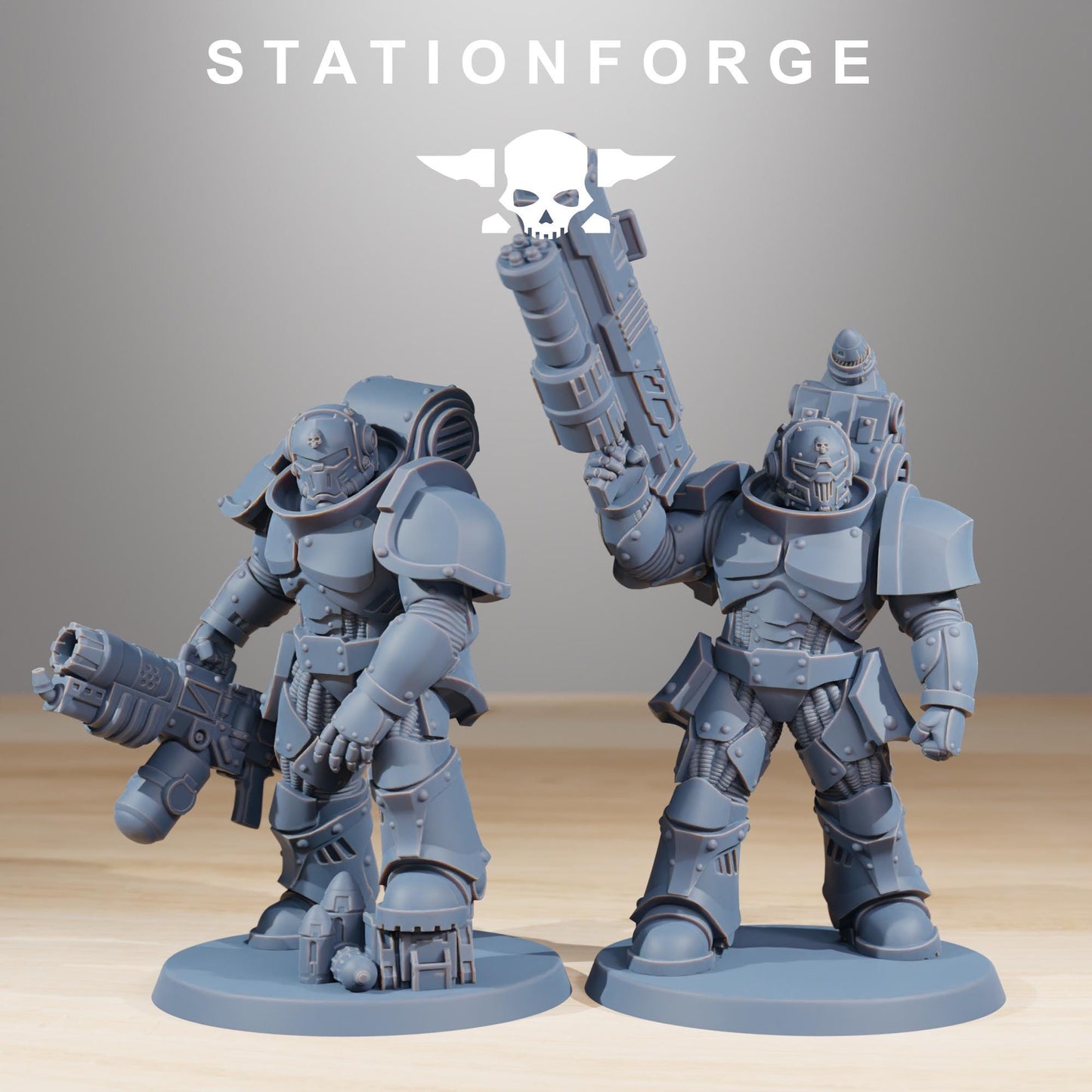 Station Forge Socratis Ravagers unit 3d printed proxie Wargames / Marines