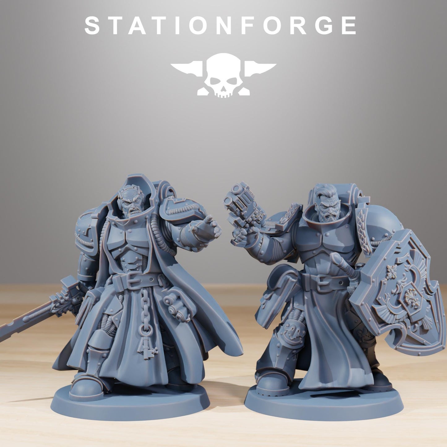 Station Forge Socratis Knights Team Proxy minitures Tabletop RPG Wargaming