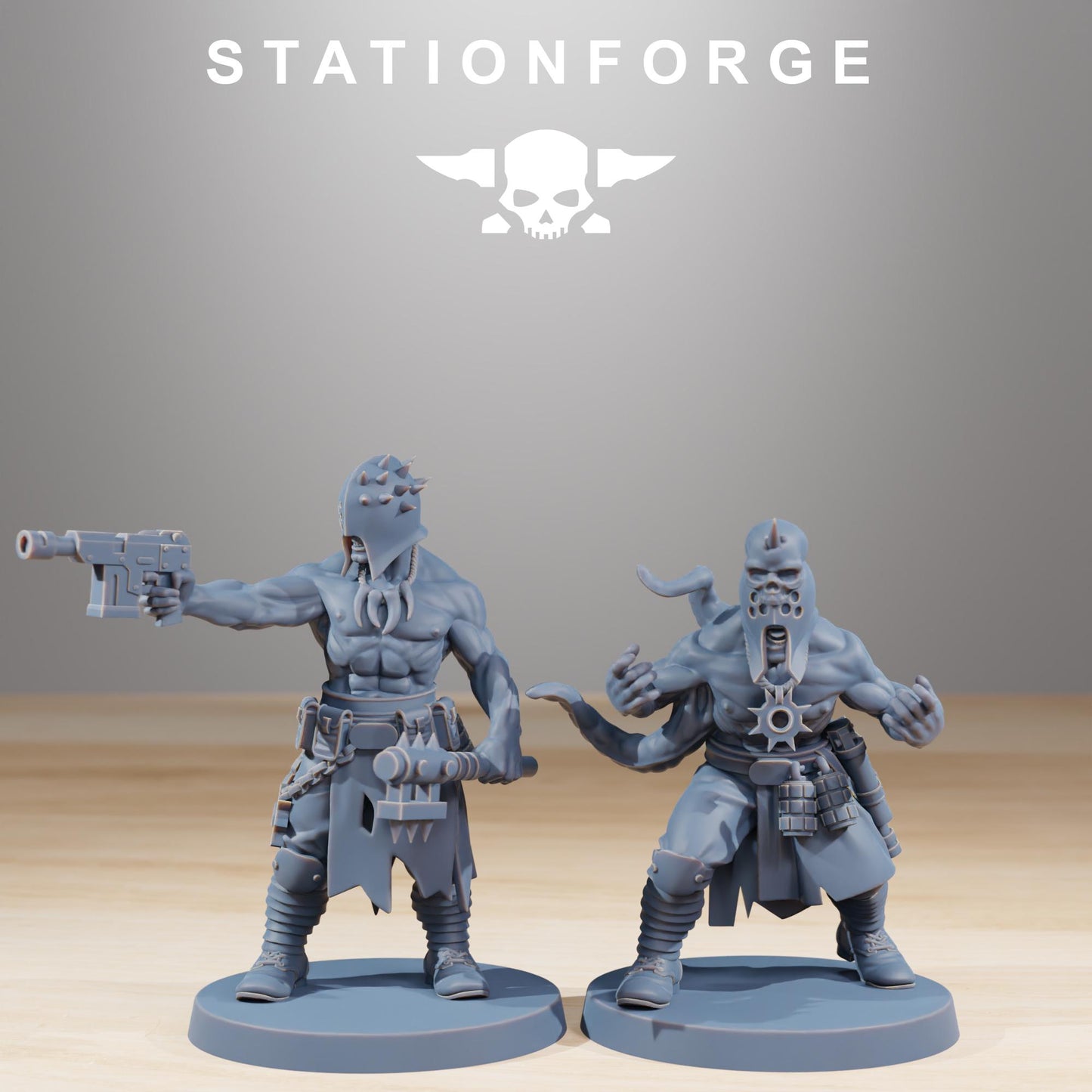 Station Forge Corrupted Guard Sectarians Team Proxy  minitures Tabletop RPG Wargaming