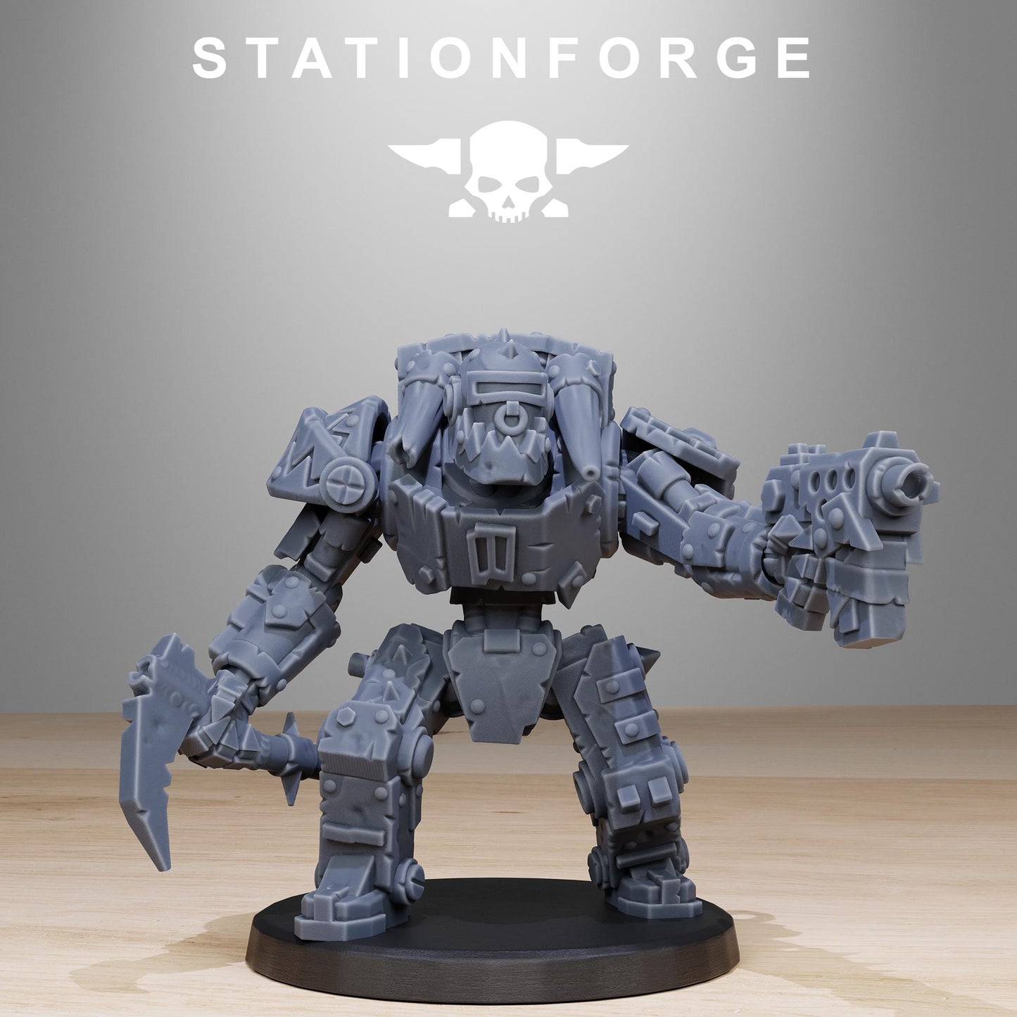 Station Forge Orkaz Bots Infantry 3d printed proxie Wargames