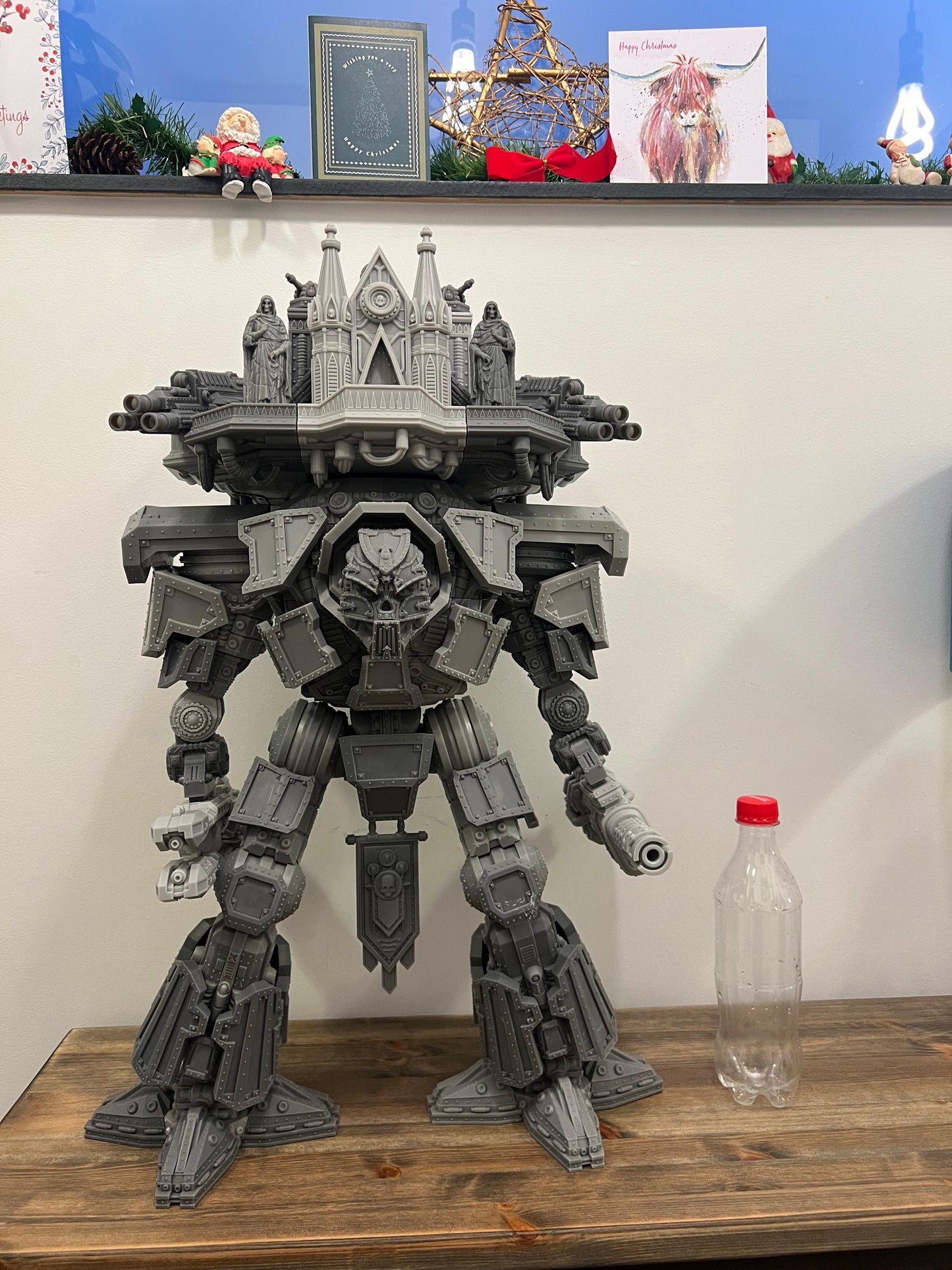 Scavenger Trident Massive 60cm tall big boy  printed in resin and sent in parts
