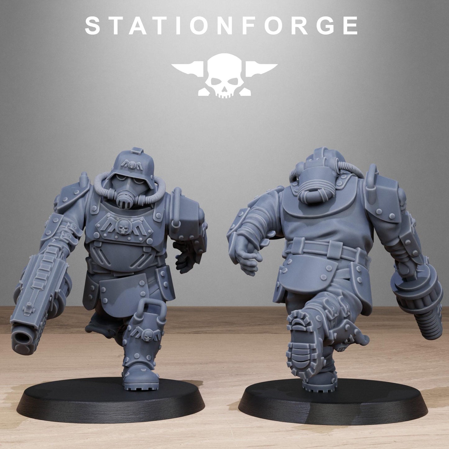 Station Forge GrimGuard_Armored_Mutants 3d printed proxie Wargames