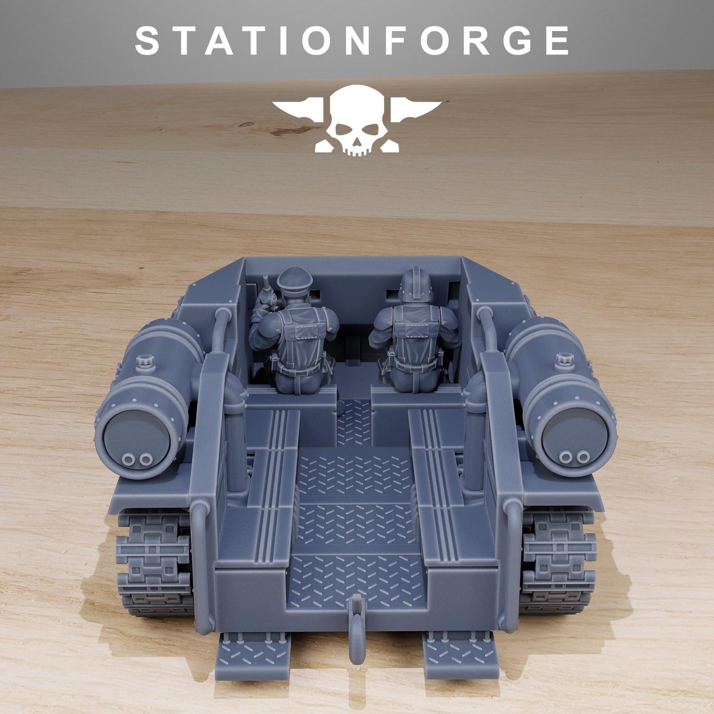 Station Forge GrimGuard Tankette 3d printed proxie Wargames