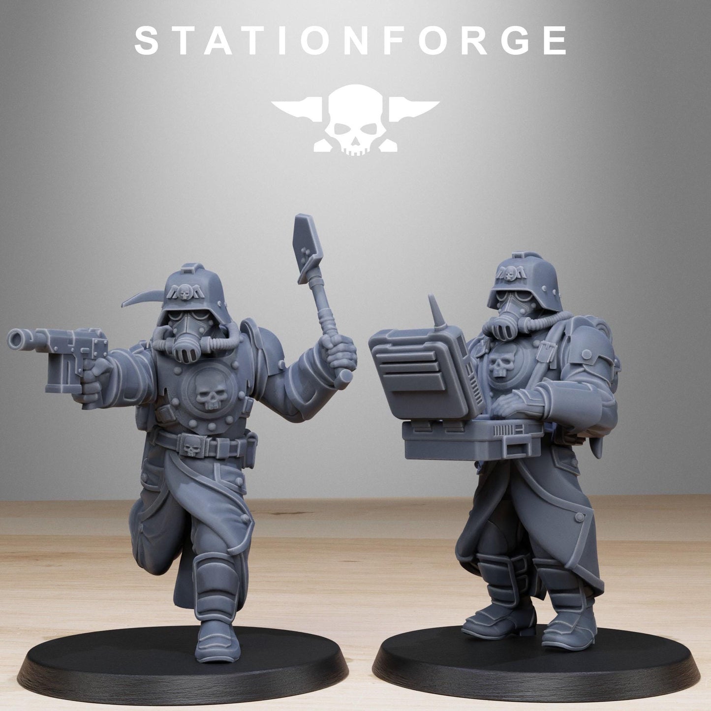Station Forge Grimguard bombardiers 3d printed proxie Wargames