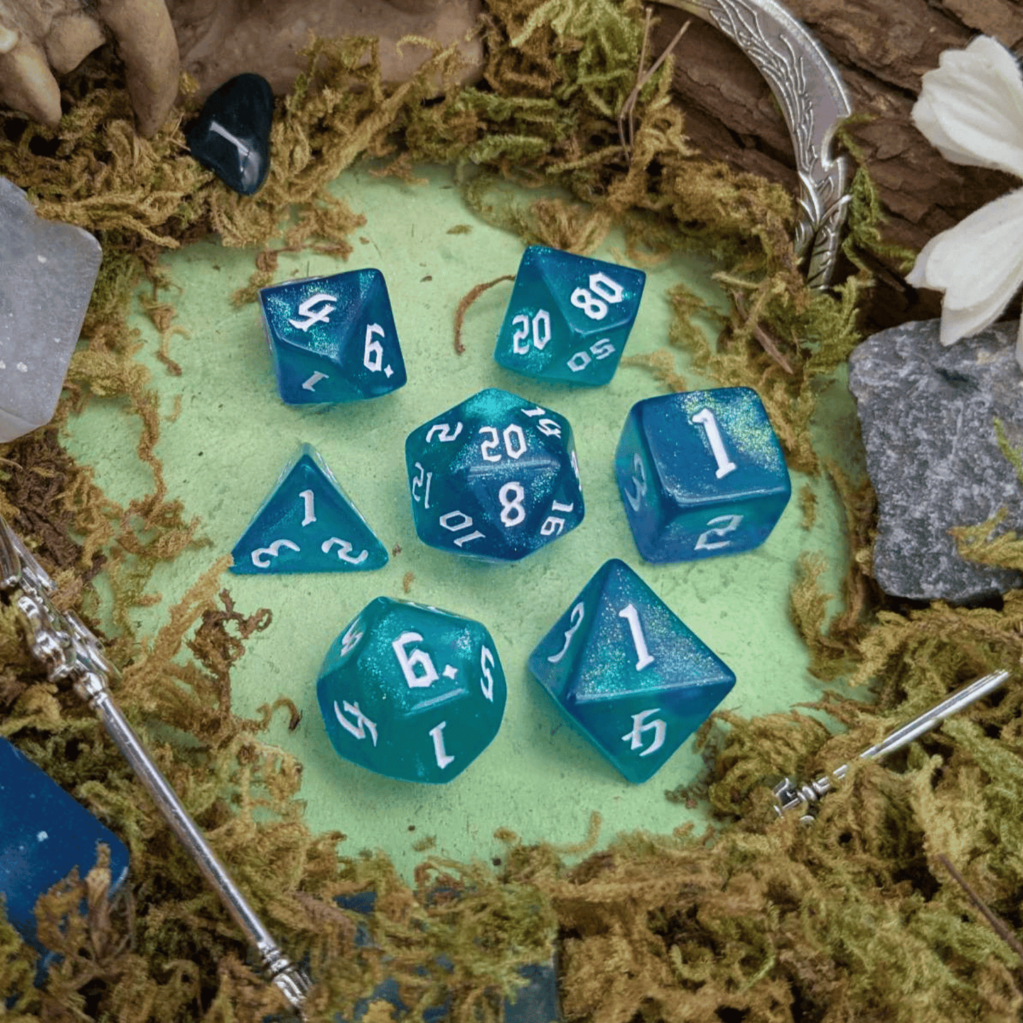 Ocean Fog Dice Set