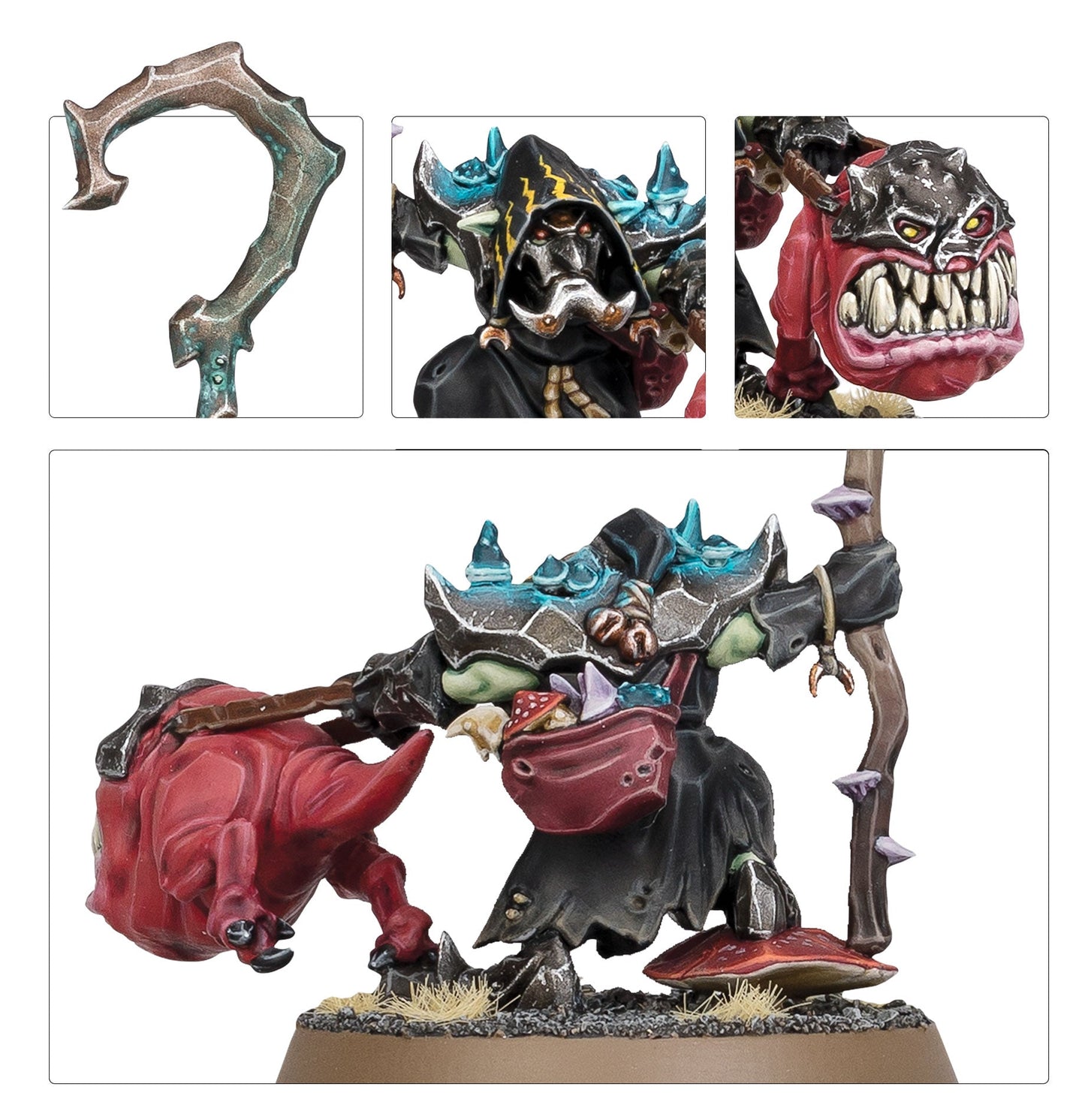 Gloomspite Gitz: Squigboss With Gnasha-Squig