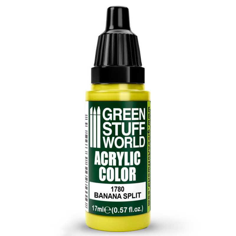 Green Stuff World Acrylic Color Paint - BANANA SPLIT 17ml
