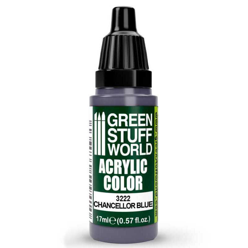 Green Stuff World Acrylic Color Paint - CHANCELLOR BLUE 17ml
