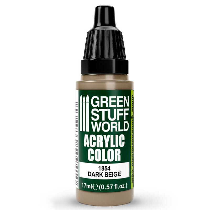 Green Stuff World Acrylic Color Paint - DARK BEIGE 17ml