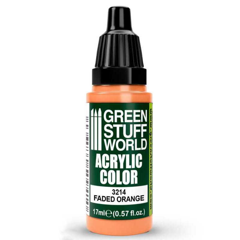 Green Stuff World Acrylic Color Paint - FADED ORANGE 17ml