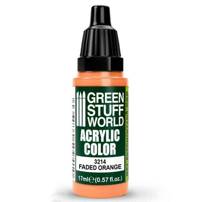 Green Stuff World Acrylic Color Paint - FADED ORANGE 17ml
